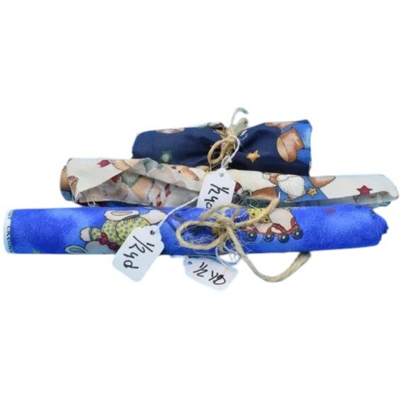 NWOT Vintage Teddy Bear Quilting Fabric Collection Jelly Bean Junction D Marcum - Picture 2 of 5